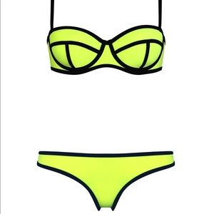 Lemon Yellow Triangl Bikini